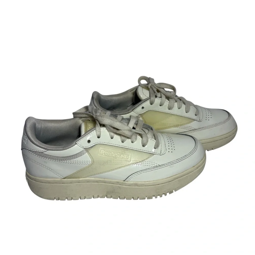 Reebok Classics Cardi B Gloss | Coated Club C Double chalk  women’s Sneakers